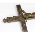vechi crucifix colonial spaniol. bronz & mahon. Argentina cca 1900